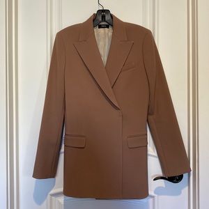Theory light brown blazer coat/jacket
